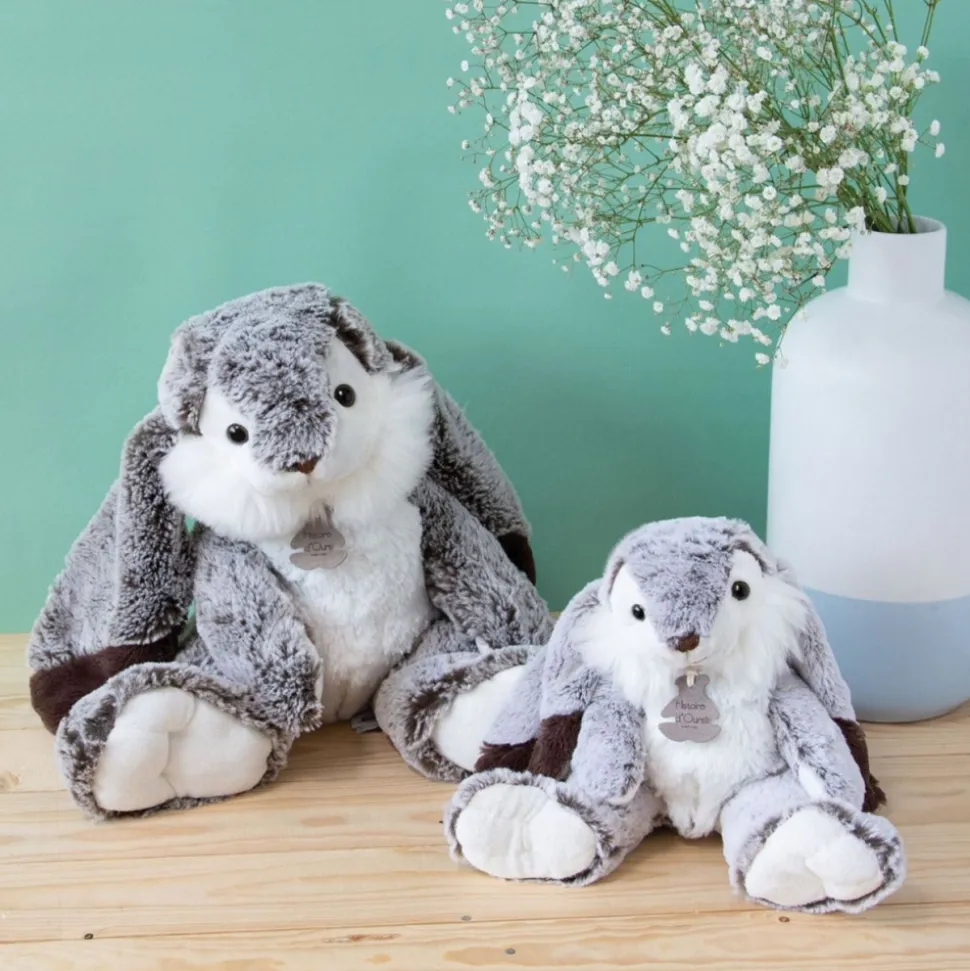 Peluche bébé lapin marius 30 cm