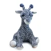 Peluche bébé lisi la girafe bleue xxl 100 cm