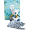 Peluche bébé pantin avec doudou yoca le koala