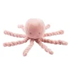 Peluche bébé pieuvre lapidou rose