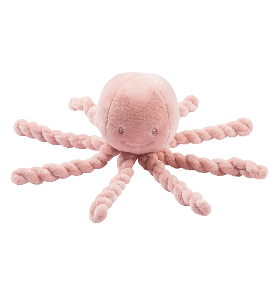 Peluche bébé pieuvre lapidou rose