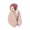 Peluche à bisous pingouin rose
