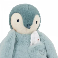 Peluche à bisous pingouin vert