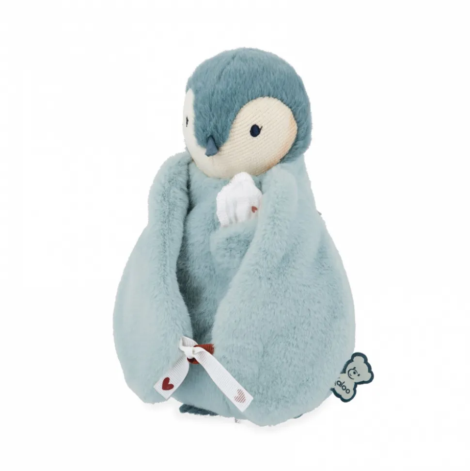 Peluche à bisous pingouin vert