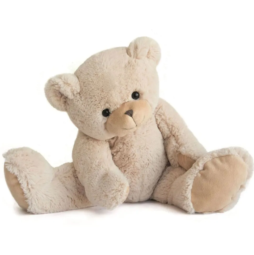 Peluche calin'ours beige 35 cm