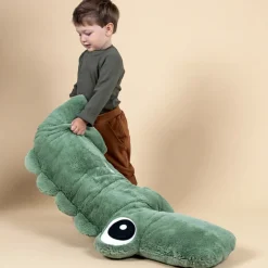 Peluche croco vert 100cm