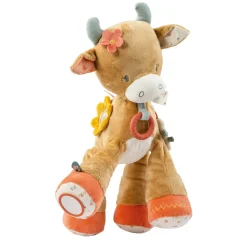 Peluche d'activité 45cm mila la vache