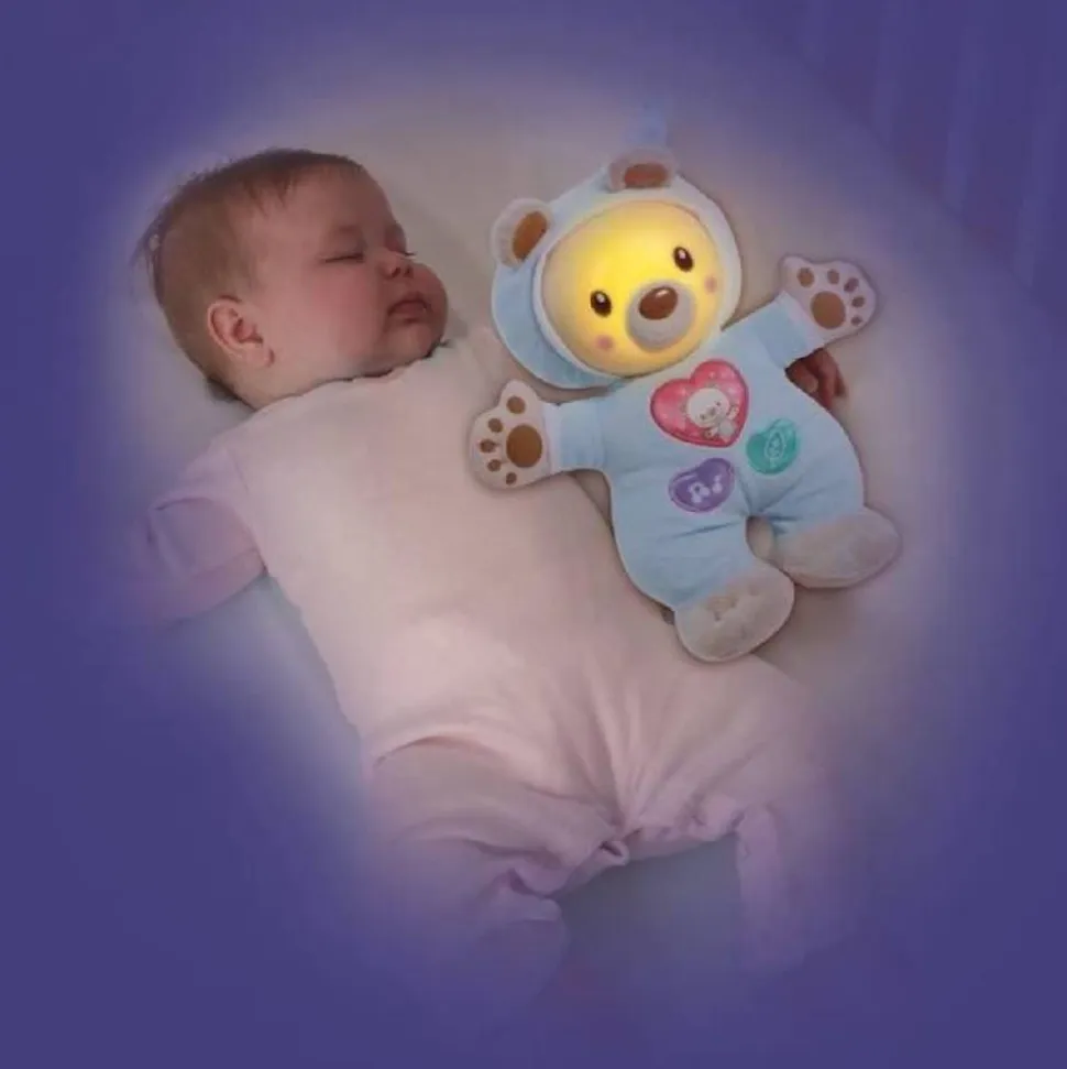 Peluche d'activité léon, mon lumi ourson