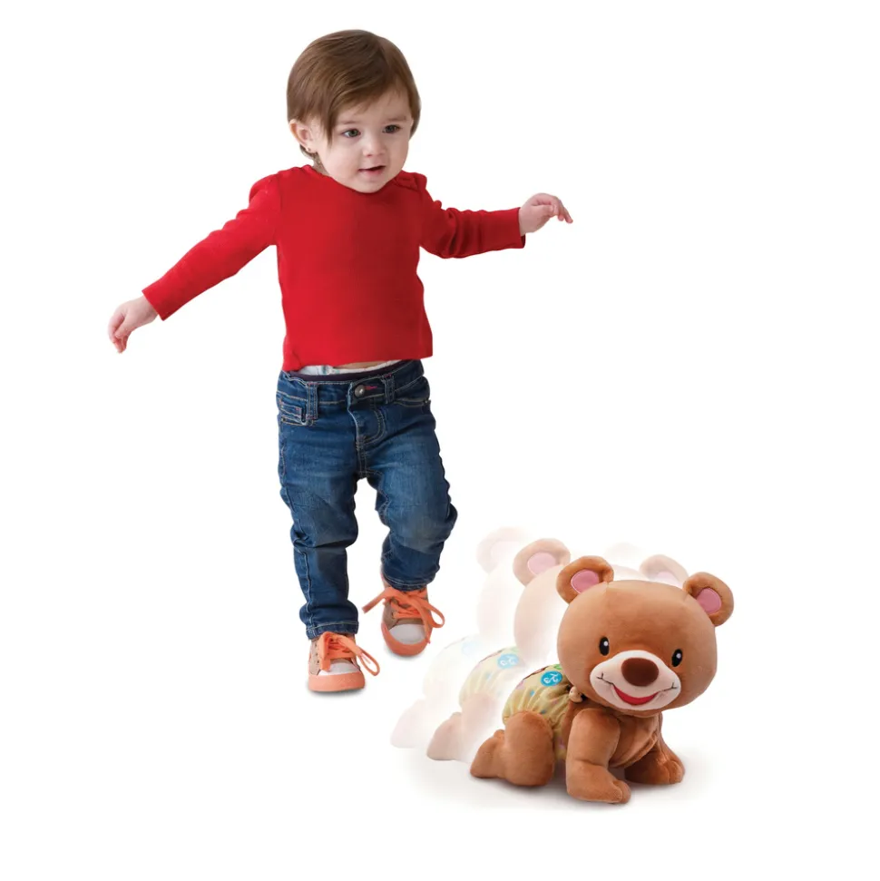 Peluche d'activité ourson, 1,2,3 suis-moi