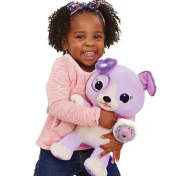 Peluche d'activité violette, mon amie pattes magiques