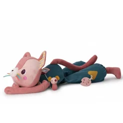 Peluche géante d'activités jeanne le chat