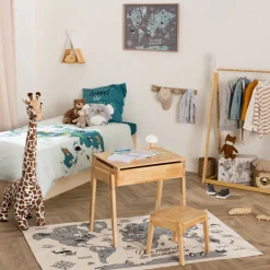 Peluche géante girafe h100 cm
