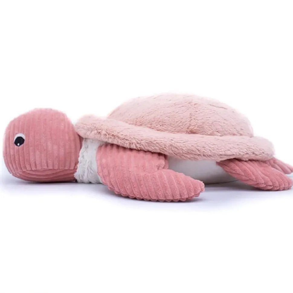 Peluche géante les ptipotos tortue sauvenou rose