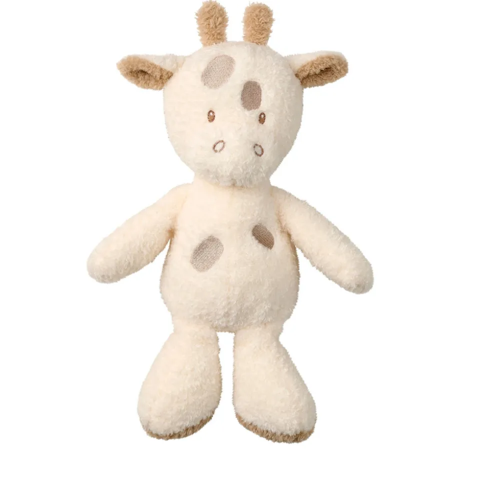 Peluche girafe bouclette 30cm écru teddy bouclette