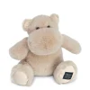 Peluche hippopotame 25 cm beige