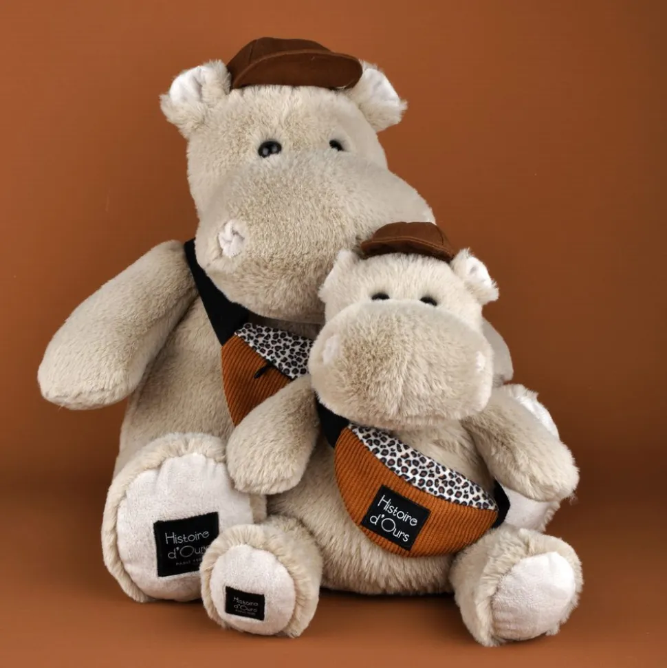 Peluche hippopotame hello brook 20 cm