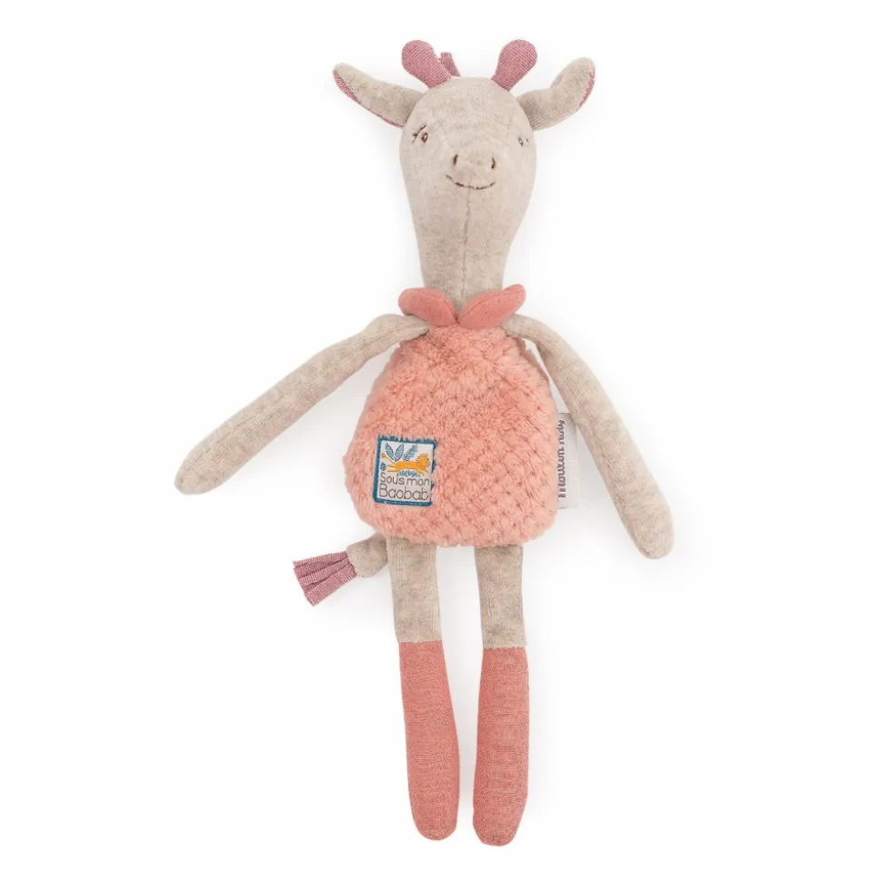Peluche hochet sous mon baobab - girafe