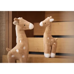 Peluche jungle jambo girafe biscuit 34 cm