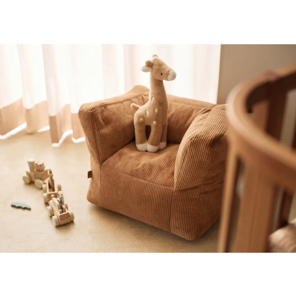 Peluche jungle jambo girafe biscuit 52 cm