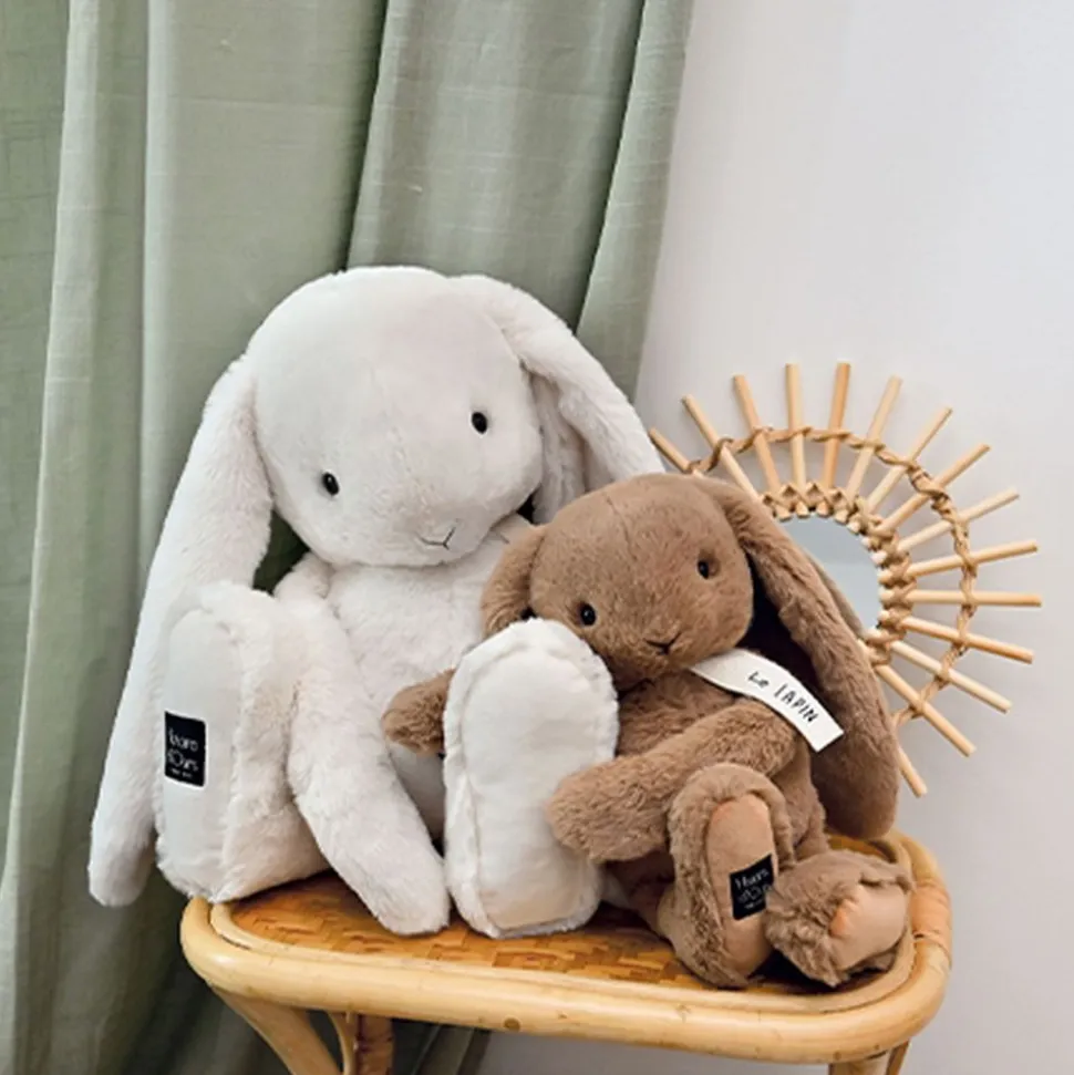 Peluche lapin blanc 50 cm