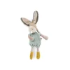 Peluche lapin 32 cm trois petits lapins - sauge