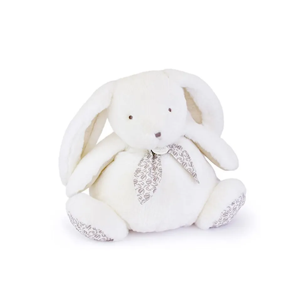 Peluche lapin doudou 42 cm blanc