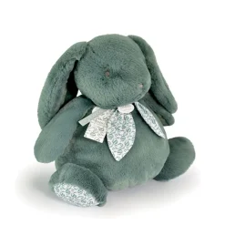 Peluche lapin doudou 42 cm vert sauge