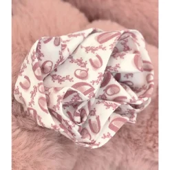 Peluche lapin doudou rose poudré 25 cm