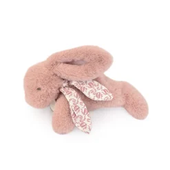 Peluche lapin doudou rose poudré 25 cm