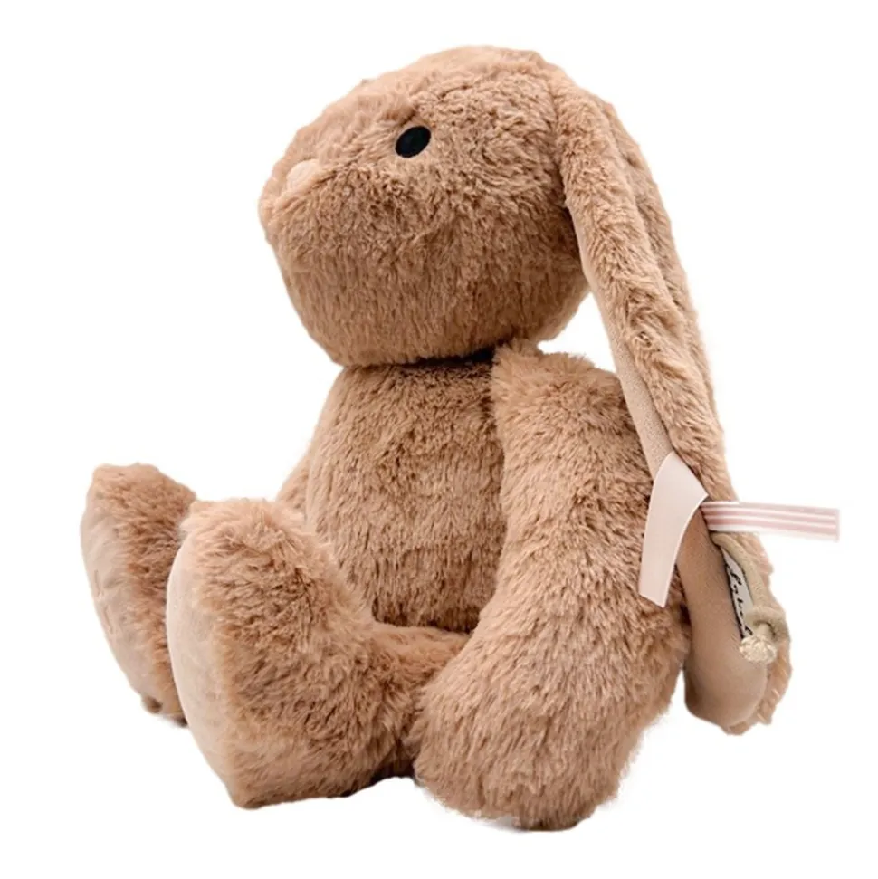 Peluche lapin rosa l - nougat