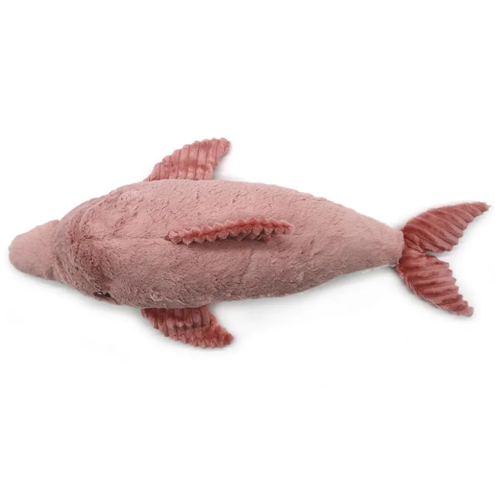 Peluche les ptipotos dauphin et son bébé rose