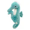 Peluche les ptipotos hippocampe et son bébé papadou aqua