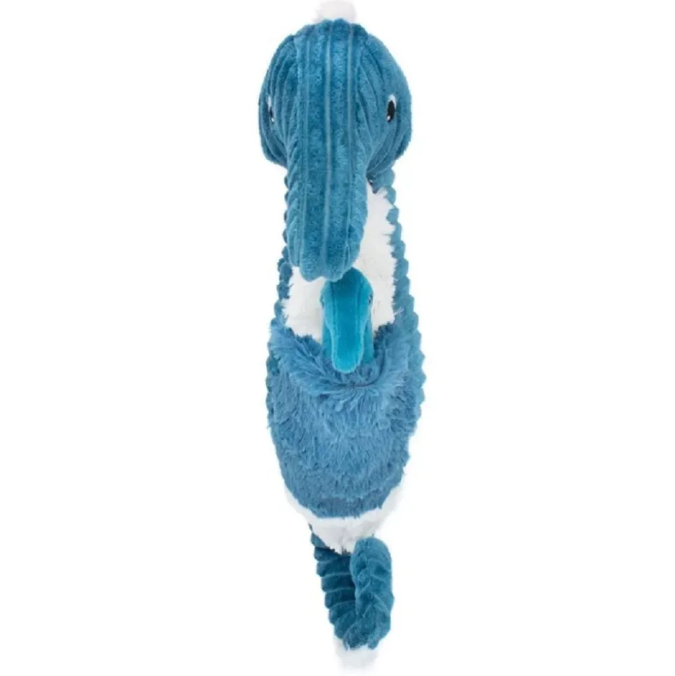 Peluche les ptipotos hippocampe et son bébé papadou bleu