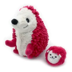 Peluche les ptipotos hérisson et son bébé piktou betterave