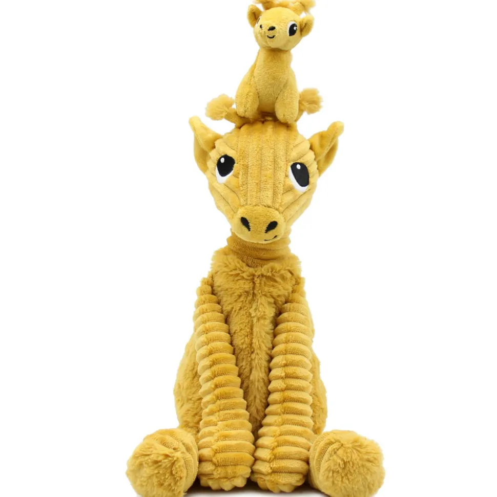 Peluche les ptipotos la girafe loncou maman et bébé