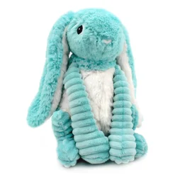 Peluche les ptipotos lapin et son bébé aqua