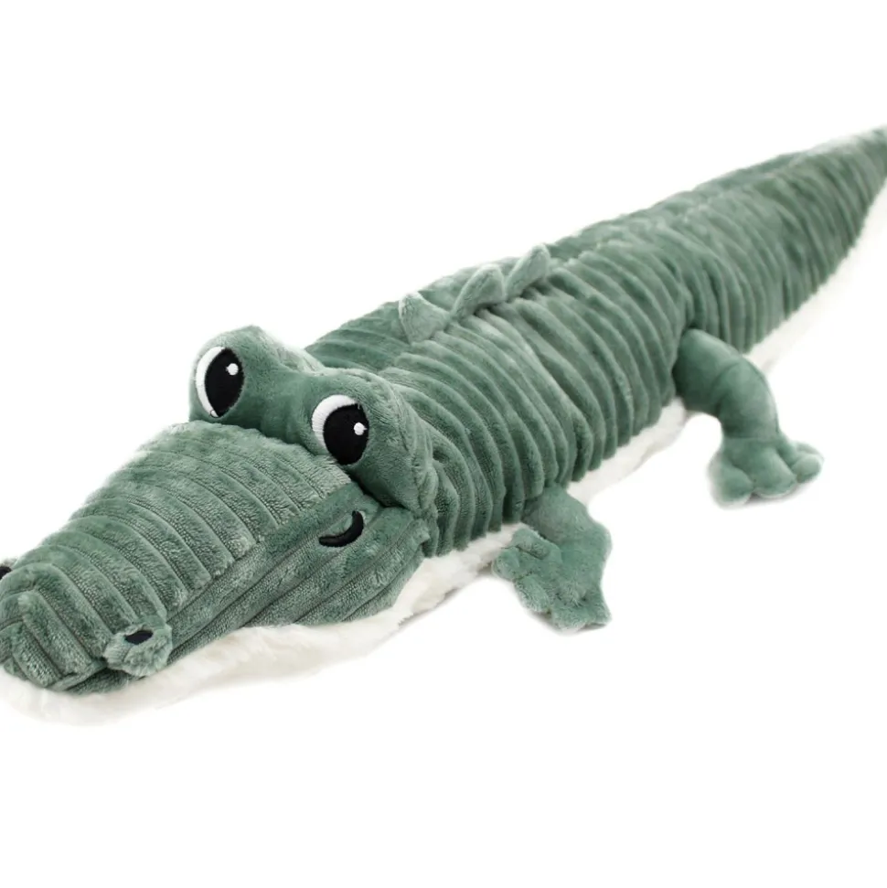 Peluche les ptipotos le crocodile croketou maman et bébé