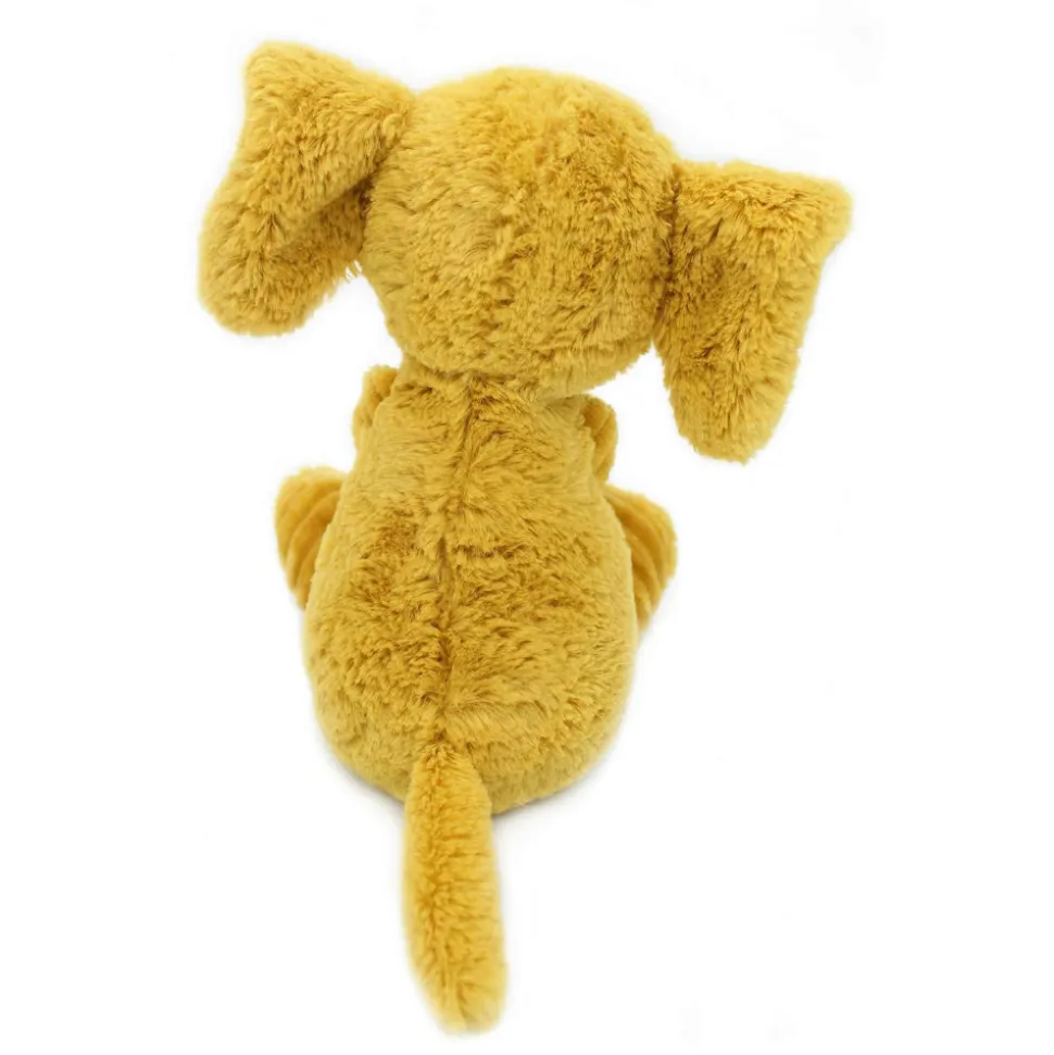 Peluche les ptipotos éléphant et son bébé moutarde