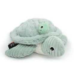 Peluche les ptipotos maman et bébé tortue menthe
