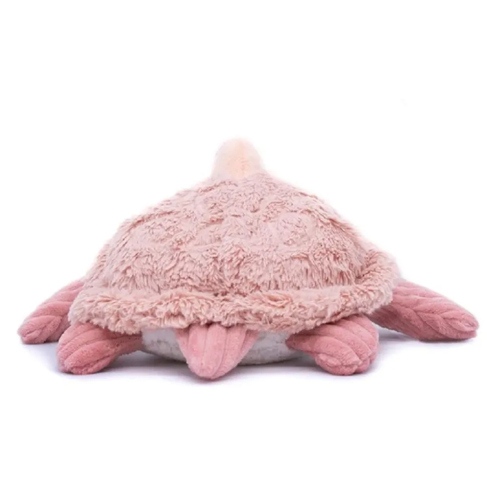 Peluche les ptipotos maman et bébé tortue rose
