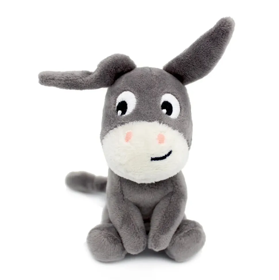 Peluche les ptipotos âne et son bébé