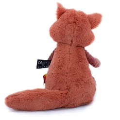 Peluche les ptipotos raton laveur netoitou terracotta