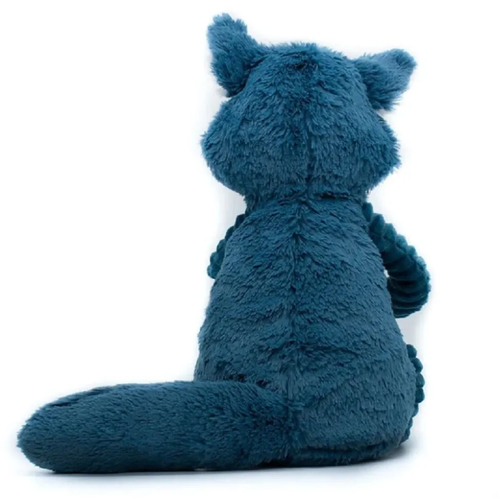 Peluche les ptipotos raton laveur netoitou bleu