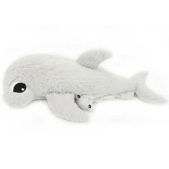 Peluche les ptipotos requin et son bébé gris