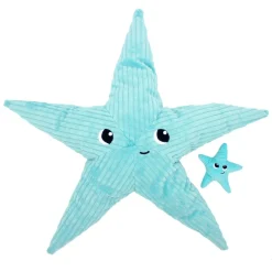 Peluche les ptipotos étoile de mer et son bébé aqua