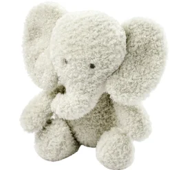 Peluche éléphant teddy bouclette 24cm gris