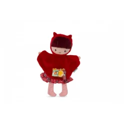 Peluche marionnette à main chaperon rouge