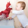 Peluche marionnette renard - cache cache en foret