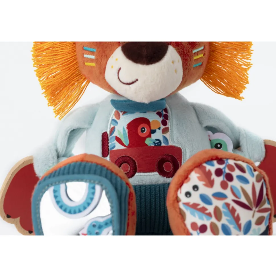 Peluche multi-activités jack le lion
