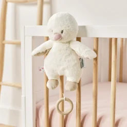 Peluche musical caneton fanfan blanc